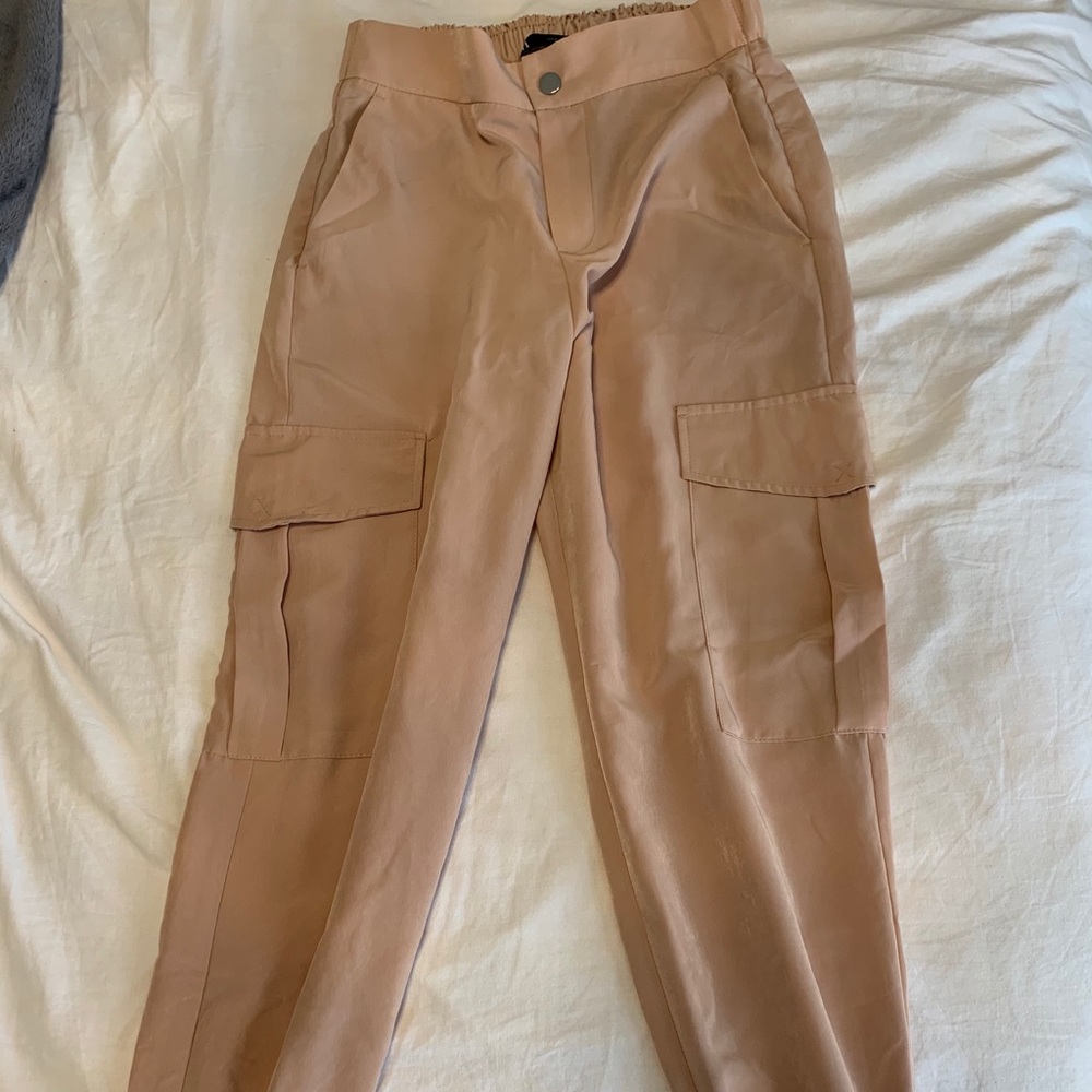 Zara silk joggers